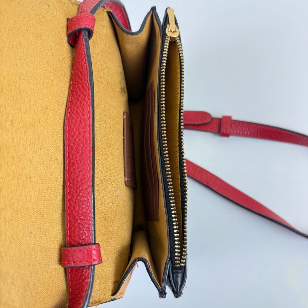 Vintage Coach Pebbled Leather Crossbody Bag - Picture 6 of 11